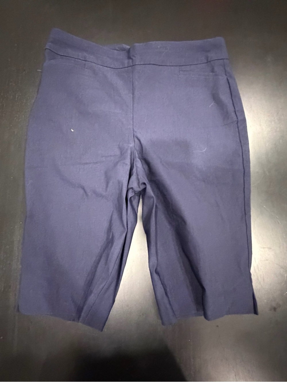 Chico's Navy Ponte Bermuda Bike Shorts